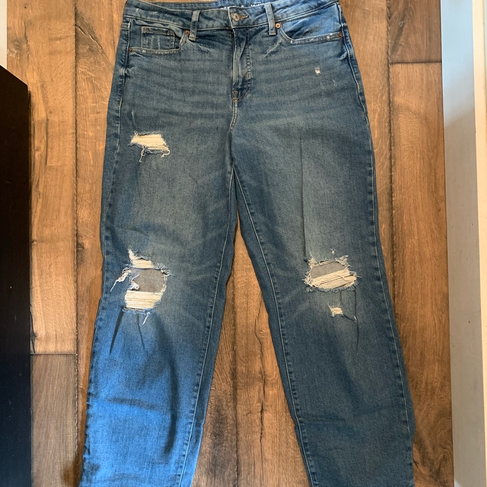 Old Navy OG loose Jeans Distressed Style